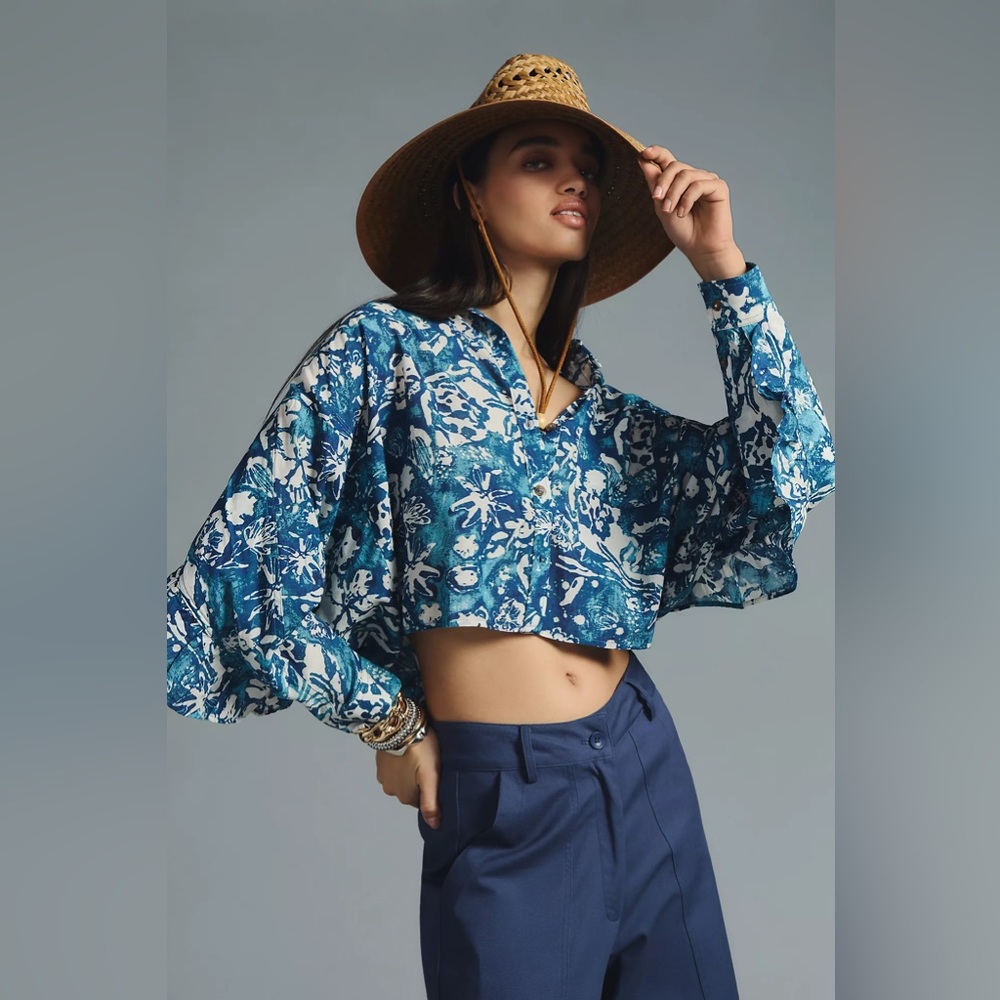 PILCRO BATWING BLOUSE